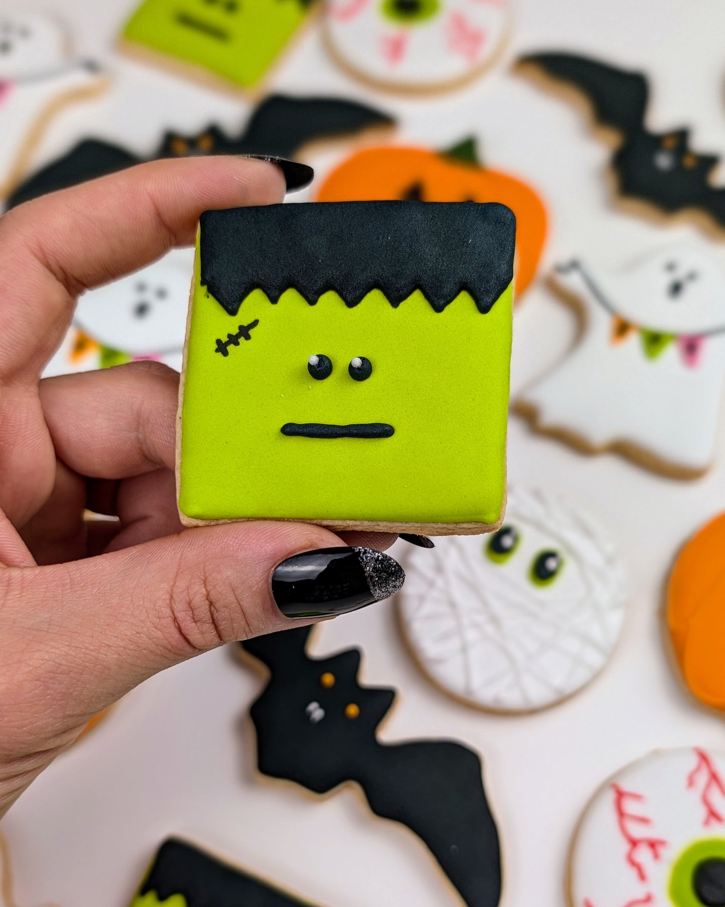 Frankenstein Sugar Cookie